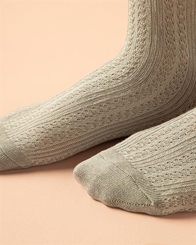 Lucy Cotton Women Long Length Sock 36-40 Gray