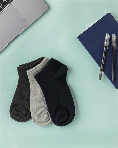 Luka Cotton Mens 3 Pcs 40-44 Gray - Navy Blue - Anthracite