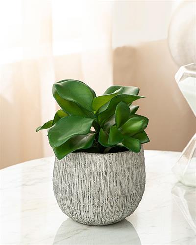 Lukas Изкуствено Цвете Във Ваза Сиво, 15 X 15 X 20 Cm