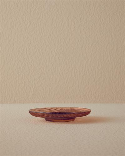 Luke Чаена Чиния Стъкло, Кафяво., 12 Cm