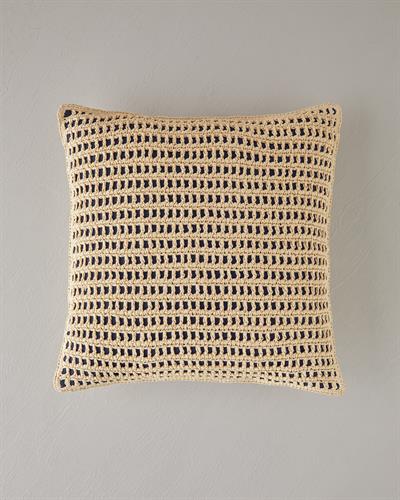 Luly Декоративна Възглавница Рафия 45x45 см Натурален