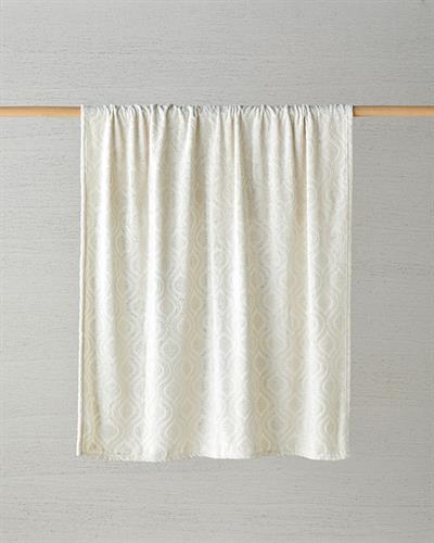 Luminance Тв Одеяло Супер мек с топъл печат 120x160 см Кремав