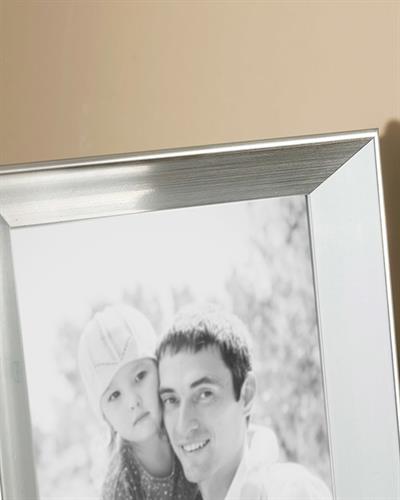 Luna Рамка Пластмаса 14x20 см Сребърен