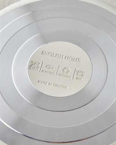 Luna Тенджера Дълбок Алуминий 24 см Кремав