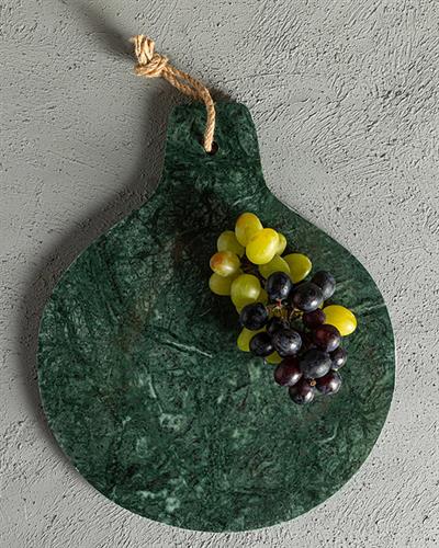 Luna Табло За Представяне Мрамор, Тъмно Зелено, 30 Cm