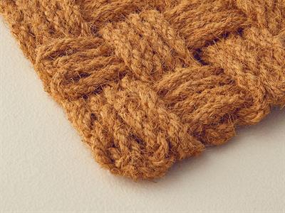 Luna Изтривалка За Входна Врата Плетка 45x75 см Натурален