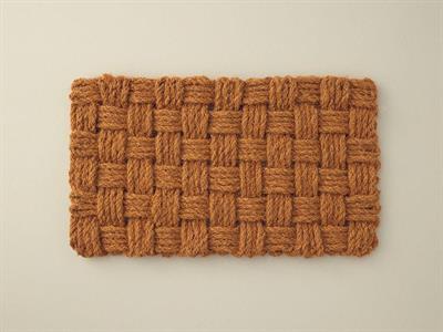 Luna Изтривалка За Входна Врата Плетка 45x75 см Натурален