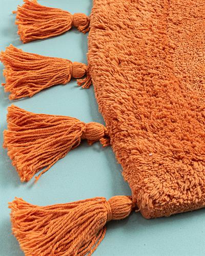 Luna Cottony Bathroom Mat 55X90 cm Orange,