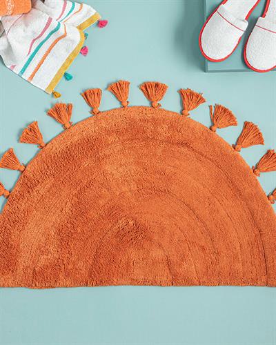 Luna Cottony Bathroom Mat 55X90 cm Orange,