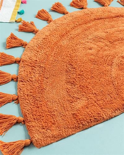 Luna Cottony Bathroom Mat 55X90 cm Orange,