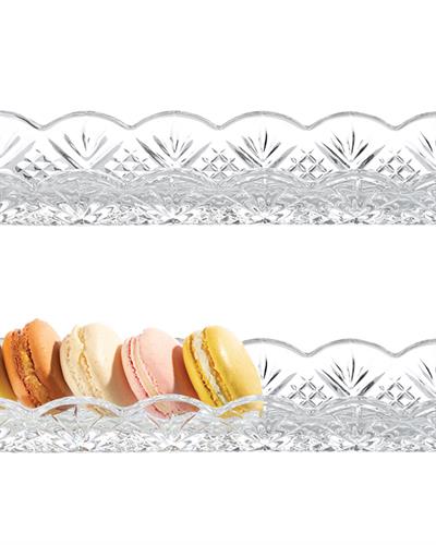 Lusi Glass Presentation Plate 24 cm Transparent