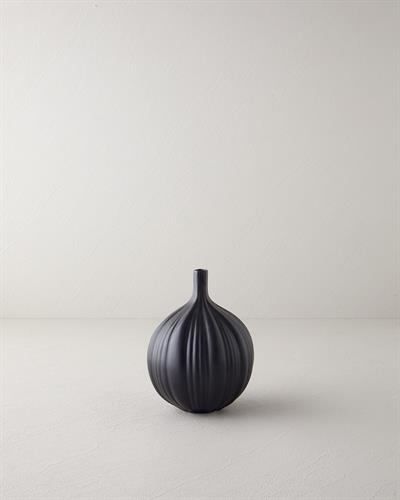 Lusia Ваза 19 см Черен
