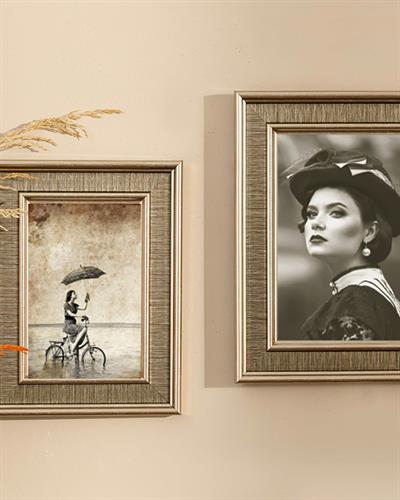 Luster Рамка Пластмаса 19x24 см Златен