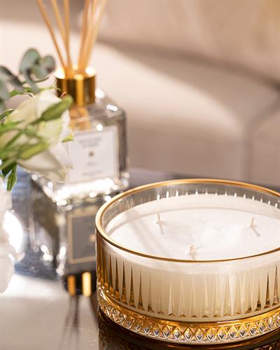 Luxury Ароматна Свещ Медена Пяна, 13,5 X 13,5 X 6 Cm