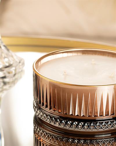 Luxury Scented Candle 13,5x13,5x6 cm Brown Sugar