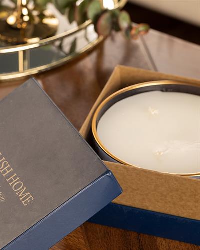 Luxury Scented Candle 13,5x13,5x6 cm Midnight Blue