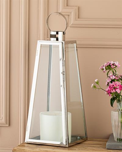 Luxury Lantern 20x20x46 cm Silver.