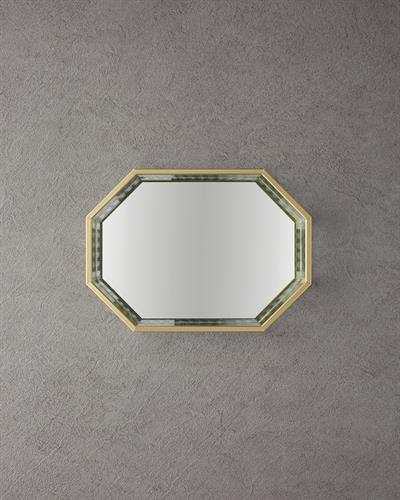 Luxury Декоративен Поднос Стъкло 25x18 cm Златен