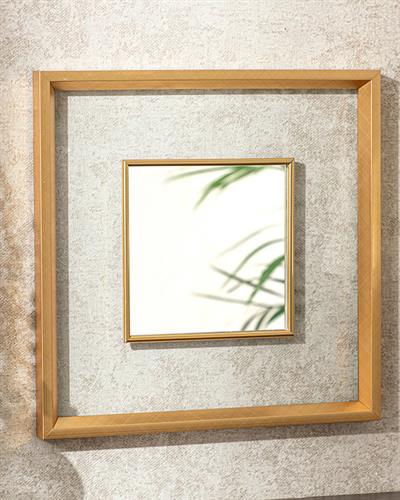 Luxury Mirror 40x40 cm Gold