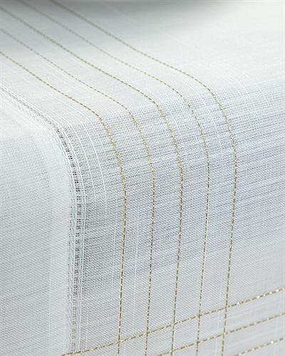 Luxury Ранър Полиестер, Бяло Злато, 45 X 140 Cm