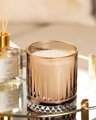 Luxury Scented Candle 9x9x10 cm Brown Sugar