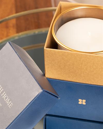 Luxury Scented Candle 9x9x10 cm Brown Sugar