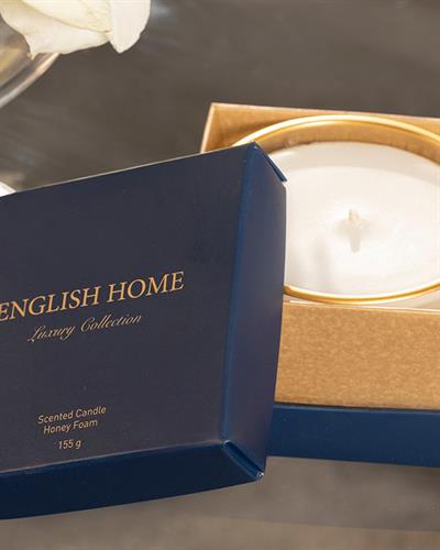 Luxury Scented Candle 9,5x9,5x6 cm Honey Foam