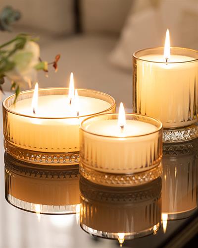 Luxury Scented Candle 9,5x9,5x6 cm Honey Foam