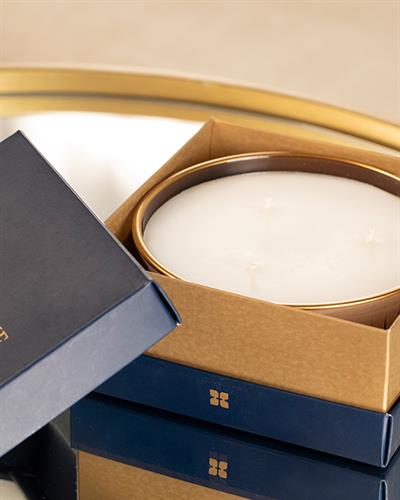 Luxury Scented Candle 9,5x9,5x6 cm Brown Sugar