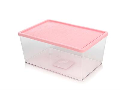 Luxury КУТИЯ ЗА СЪХРАНЕНИЕ Голяма Пластмасов Pink