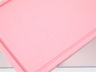 Luxury КУТИЯ ЗА СЪХРАНЕНИЕ Голяма Пластмасов Pink