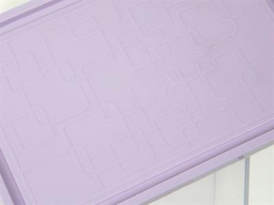 Luxury КУТИЯ ЗА СЪХРАНЕНИЕ Среден размер Пластмасов Purple.