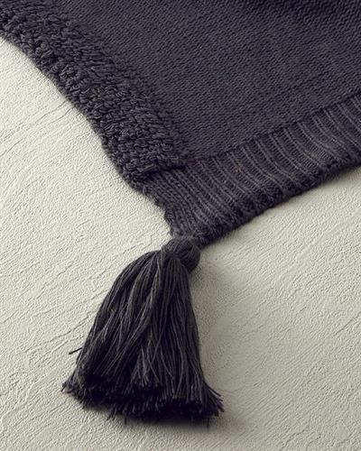 LuxWrap Шал За Диван Трико 130x170 см Антрацит