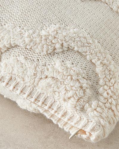 Knitwear Cover Throw Pillows 45x45 cm LightStone