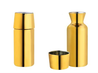 Lydia Glass Bedside Pitcher 700 ml Gold