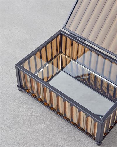 Lyon Декоративна Кутия 15x10x6см Черен
