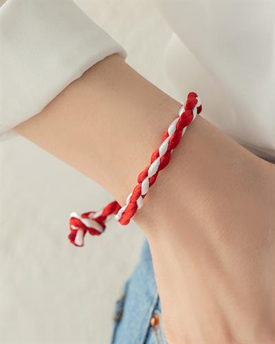 Maртеничка 3 Гривна Червено-Бяло, L