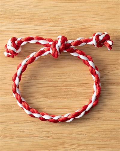 Maртеничка 3 Гривна Червено-Бяло, L