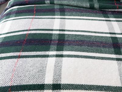 Mackenzie Одеало Двоен Размер, Памучен, Зелено, 200 X 220 Cm