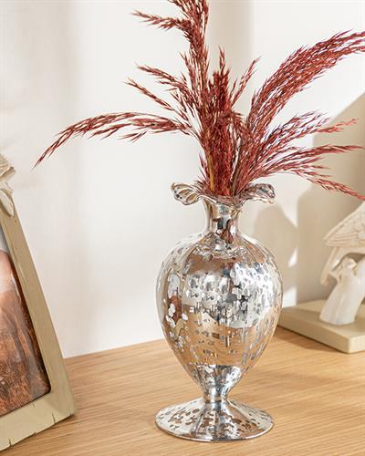 Macy Ваза Сребристо, 10 X 18 Cm