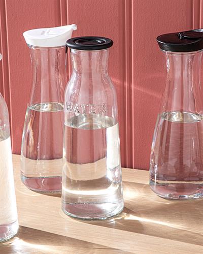 Macy Glass Bottle 1000 ml White