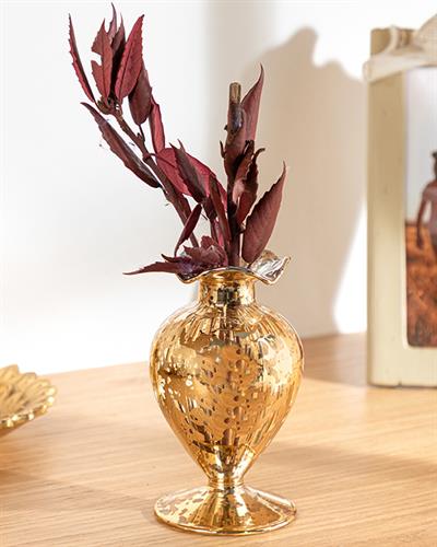 Macy Ваза 6x6x12см Златен