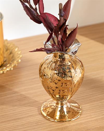 Macy Ваза 6x6x12см Златен