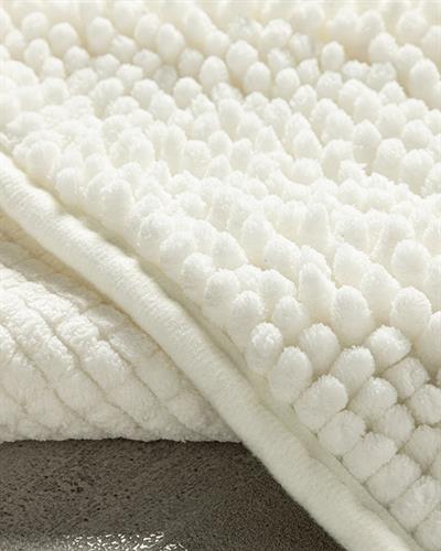 Maggy Постелка За Баня Макарон, Екру, 50 X 80 Cm