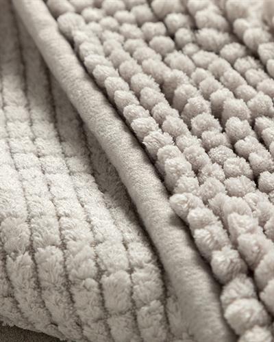 Maggy Постелка За Баня Спагети 50x80 см Светлосив