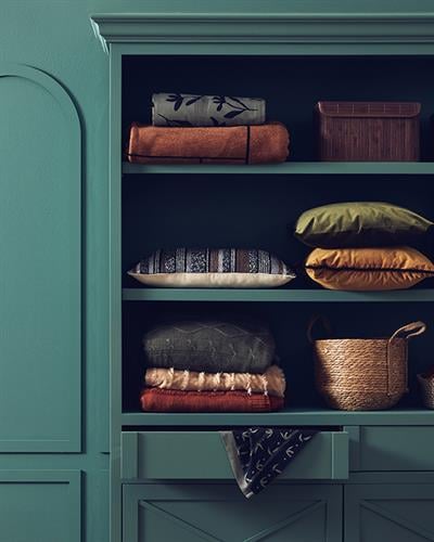 Velvet Cover Throw Pillows 45x45 cm Green