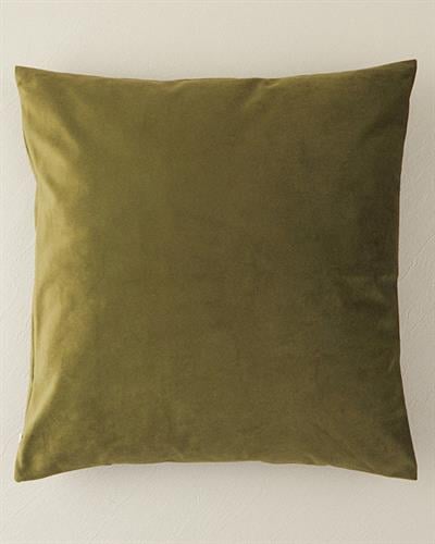 Velvet Cover Throw Pillows 45x45 cm Green