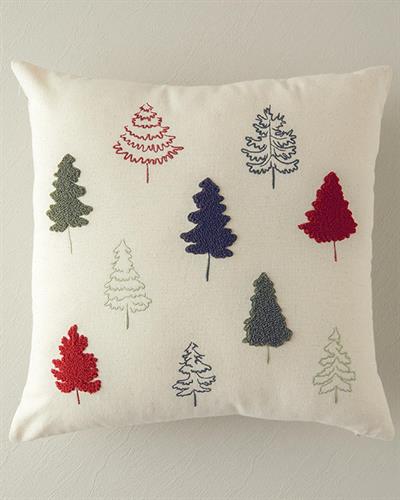 Magic Forest Cover Throw Pillows 45x45 cm Ecru