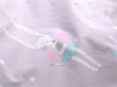 Magic Rabbit Бебешки Спален Комплект Памучен, Люляк., 100 X 150 Cm