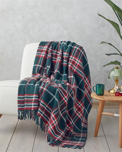Magie Шал За Диван 130x170 см Зелен - Червен.